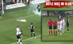 Elazığspor Vanspor mücadelesinde ortalık karıştı! Yan hakem kafasından yaralandı!