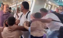 Şehir magandası! Çocuklarının yanında yolcunun burnunu kırdı