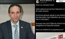 Eczacının Atatürk paylaşımı profesörü rahatsız etti! Skandal sözler