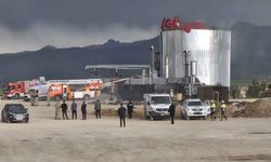 Erzurum'da asfalt üretim tesisinde patlama! 1 ölü