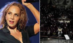 Sertab Erener 'zıpla' sloganına eşlik etti: Ateşim var ama...