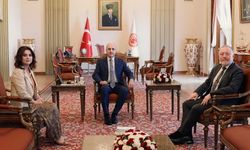 DEM Parti'den TBMM Başkanı Numan Kurtulmuş'a ziyaret