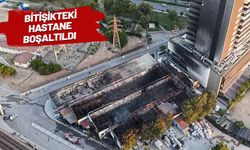 İzmir'de hastane boşalttıran fabrika yangını binayı küle çevirdi