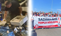 İzmir'de grev 5'inci gününde! Tugay çöp topladı, işçilere 'beyaz' çağrısı