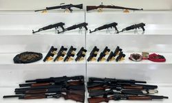 Şanlıurfa'da gizlenmiş 34 silah bulundu! 19 kişi gözaltında