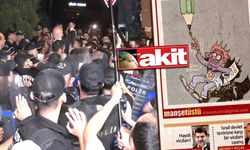 Ankara'da 'Yeni Akit' protestosu! Kalabalık ile polis arasında arbede