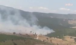 Soma’da orman yangını