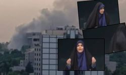 İran devlet televizyonu canlı yayında böyle vuruldu