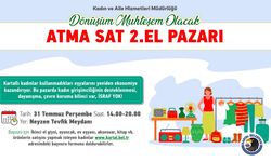 Kartal'da “Atma Sat İkinci El Pazarı” başlıyor