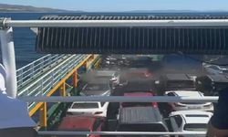 Marmara Adası açıklarında feribotta yangın çıktı