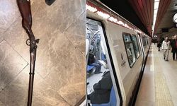 Metro istasyonunda oyuncak tüfeğe adli işlem