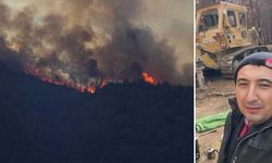 Ödemiş'teki orman yangınından acı haber! 1 işçi şehit oldu