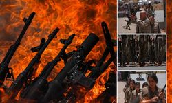 PKK silahları bıraktı! İşte ilk görüntüler