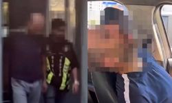 Taksici uyuşturucu kullanıp kendinden geçti! Görüntüler gündem olunca yakalandı
