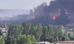 Yangına müdahale eden arazöz devrildi! 4 yaralı