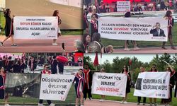 ODTÜ'de gelenek bozulmadı! Mezuniyet törenine damga vuran pankartlarda 'diploma' vurgusu