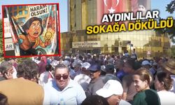 Aydın'da Özlem Çerçioğlu pankartı: Haram olsun