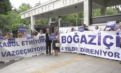 Boğaziçi'nde 154 yıllık yurdun kapanması protesto edildi
