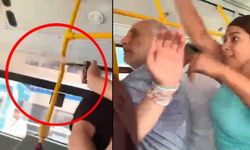Otobüste kavga ederken biber gazı sıktı