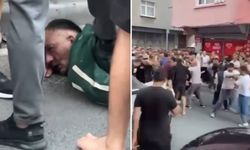 Sokak ortasında kız arkadaşını bıçaklayan saldırgana linç girişimi