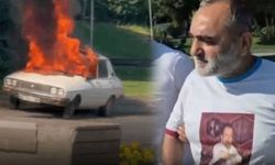 TBMM önünde 'beyaz Toros' yakan kişi tutuklandı