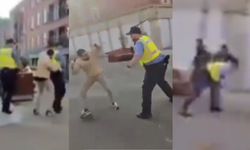İrlanda'da 'Allahu Ekber' diyerek polisi bıçakladı! Müdahale dikkat çekti