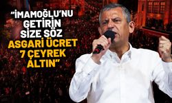 Özgür Özel: Erdoğan seni yüzde 29’la orada oturtmam