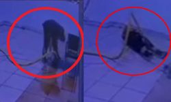 Su tahliyesi sırasında akıma kapılan kapıcının ölüm anı kamerada