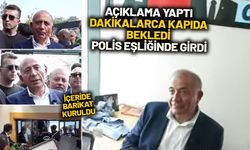 Gürsel Tekin il binasına polisle girdi