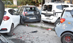 Beton mikseri otomobile çarptı, 2 çocuk yaralandı