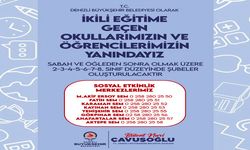 Denizli Büyükşehir ikili eğitim gören öğrencileri yalnız bırakmadı