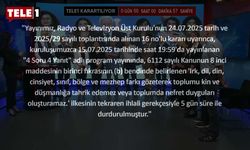 TELE1 ekranı karartıldı!