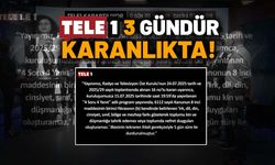 TELE1 ekranı böyle karartıldı!