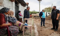 Başkan Yetişkin felaket bölgesinde incelemelerde bulundu