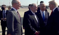 Trump İsrail'de! Netanyahu havaalanında karşıladı