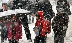 Erzurum'da eğitime kar engeli