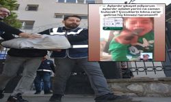 Çocuklarının boğazına bıçak dayayan babaya tahliye