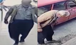 Çamurlu ayakkabısını çıkarıp, çorapla markette alışveriş yaptı