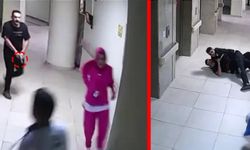 Sakarya'daki hastane dehşetinde kadının vurulduğu anlar ortaya çıktı