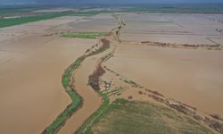 Büyük Menderes Nehri taştı