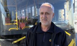 Başı konserve kutusuna sıkışan kediyi otobüs şoförü kurtardı