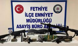 KADES ihbarına gidilen evde, esrar ve silah ele geçirildi