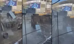 Fenerbahçe Stadyumu'nun yanındaki inşaat çöktü