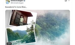 Emine Erdoğan'dan Rize'deki ziyaretlerine ilişkin paylaşım