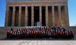 Yargıtay üyelerinden adli yıl açılışında Anıtkabir'e ziyaret