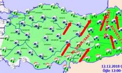 Meteorolojiden bazı bölgeler için 'fırtına' uyarısı