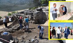 Tatarlı Höyüğünde tarihi protokol... Binlerce yıllık eserler gün yüzüne çıkarılıyor