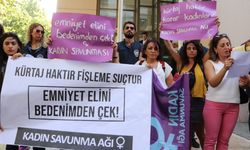 Kadınlar, Sağlık Müdürlüğü önündeydi: "Bedenimizden, hayatımızdan elinizi çekin”