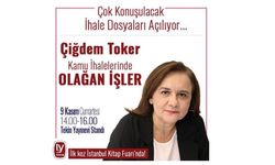 Çiğdem Toker’in yeni kitabı ilk kez İstanbul Kitap Fuarı’nda