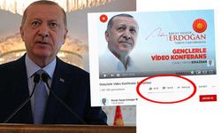 Erdoğan'a dislike verenler 'Türkiye düşmanı' ilan edildi!